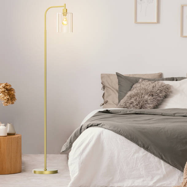 Mercer41 Aganlane 56'' Swing Arm Floor Lamp with Outlet & Reviews Wayfair